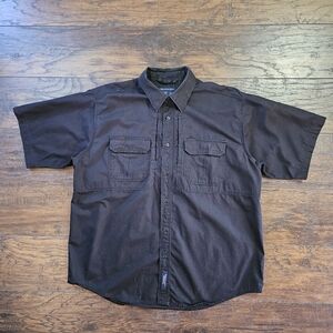 5.11 Tactical Series Taclite Pro Short Sleeve Shirt Size X-Large Black